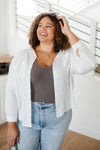 Unwavering Confidence Blouse In White