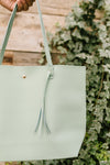 Valerie Faux Leather Tote Bag