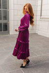 Velvet Flamenco Maxi Dress