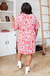 Vintage Daisies Dress In Pink