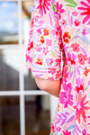 Vintage Daisies Dress In Pink