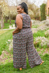 Want The Best Floral Jumpsuit