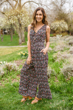 Want The Best Floral Jumpsuit