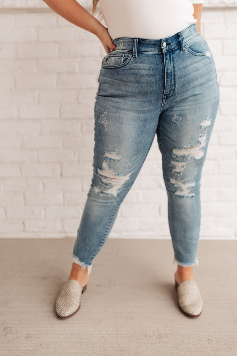 Judy Blue Washed Winter Skies Jeans