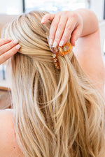 Watercolor Floral Claw Clip