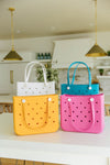 Waterproof Tote Bag in Pink