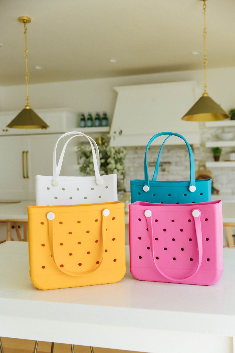 Waterproof Tote Bag in Pink