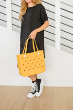 Waterproof Tote Bag in Marigold