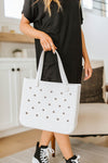 Waterproof Tote Bag in White