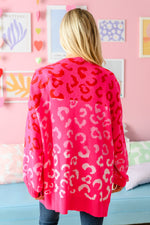 Wild Love Animal Print Cardigan