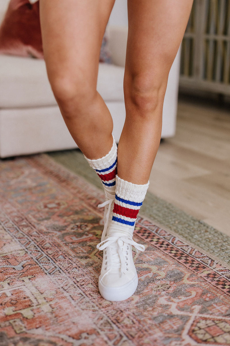 World's Best Dad Socks in Red and Blue