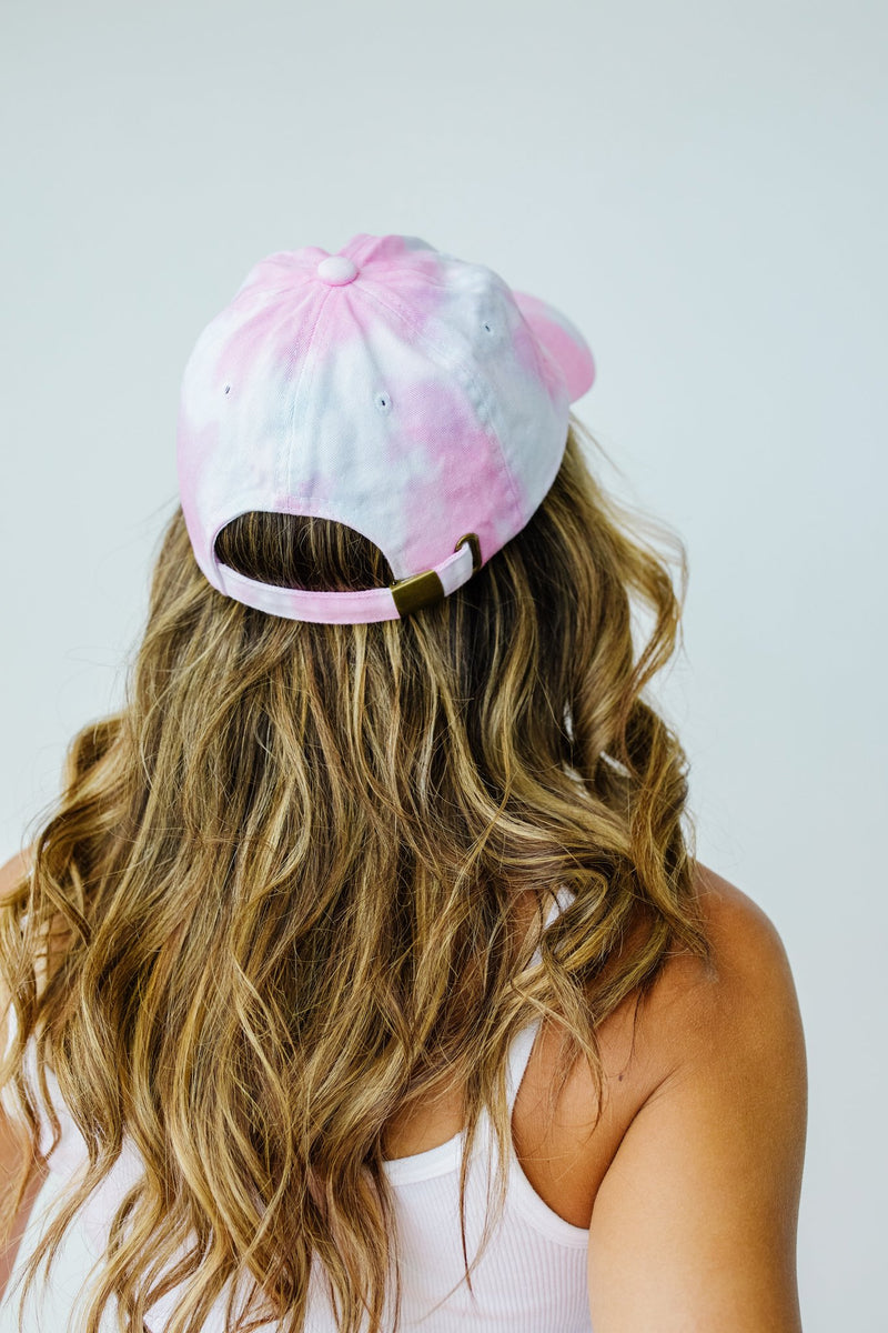 Bed Head Tie Dye Cap In Cotton Candy