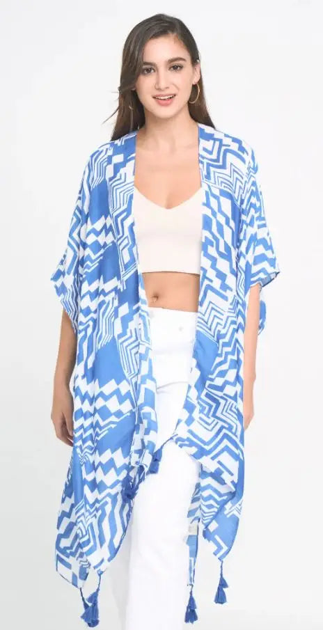 PREORDER: Geometric Print Kimono