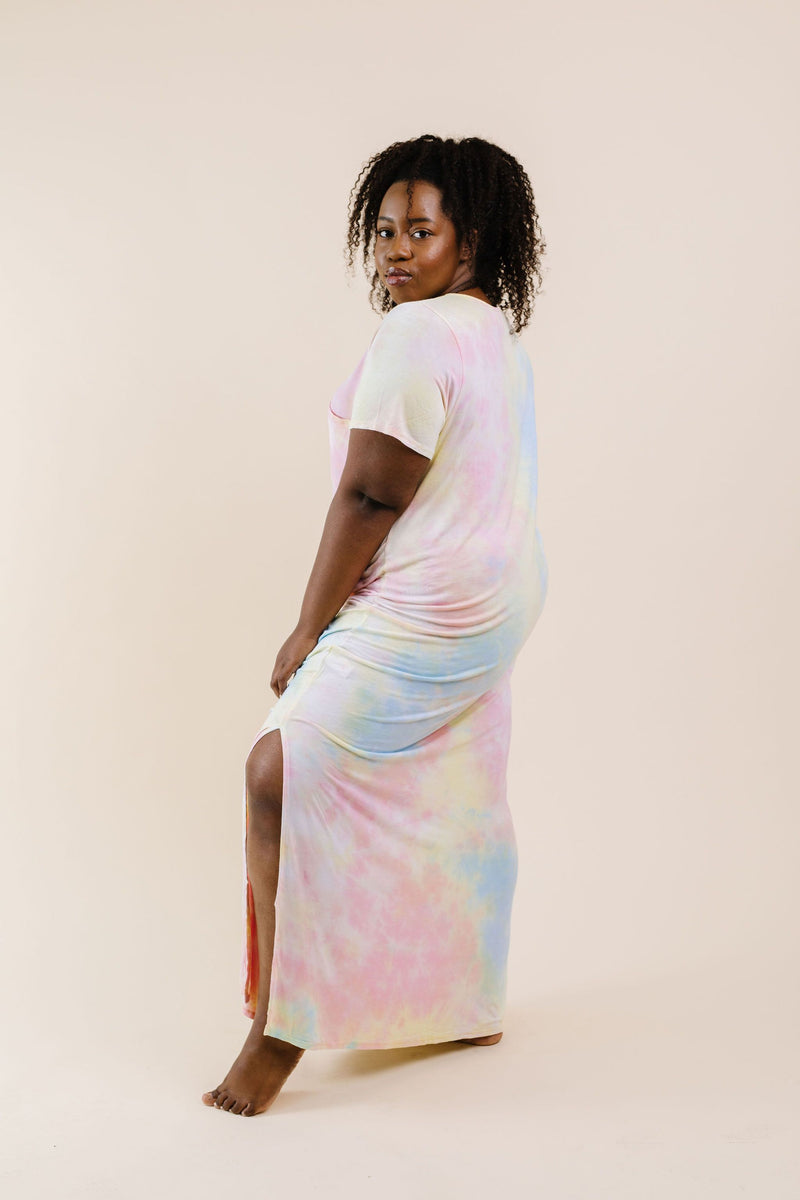 Crossing Over Tie Dye Maxi