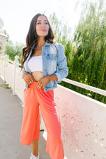 Go Get 'Em Gaucho Pants In Coral