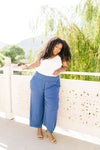 Go Get 'Em Gaucho Pants In Navy