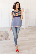 Harmony Top in Blue