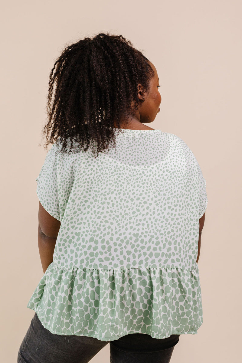 Minty Fresh Spots Blouse