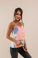 Wild N Tie Dyed Tank In Indigo